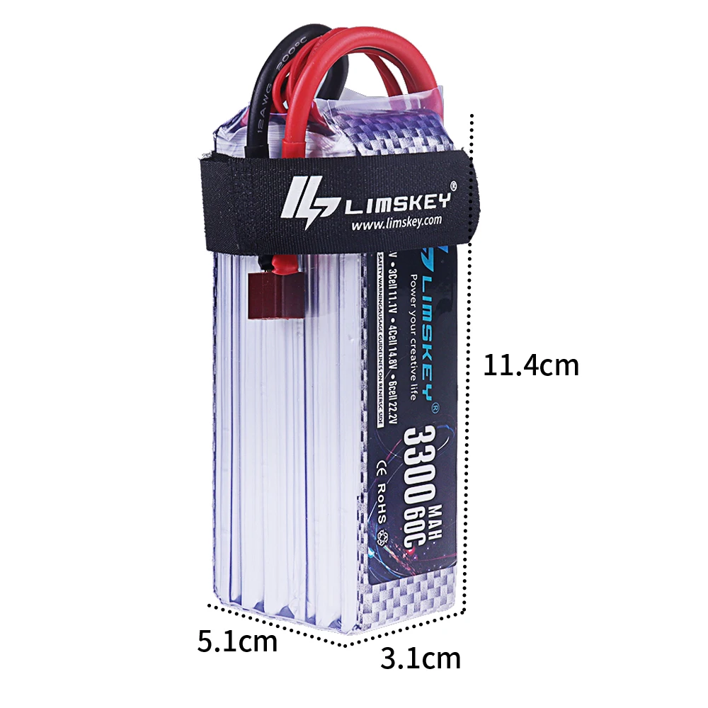 Yepyeni 3300mah 22.2V 60C 6S L - Drone Racing Battery incelemesi ve fiyatı