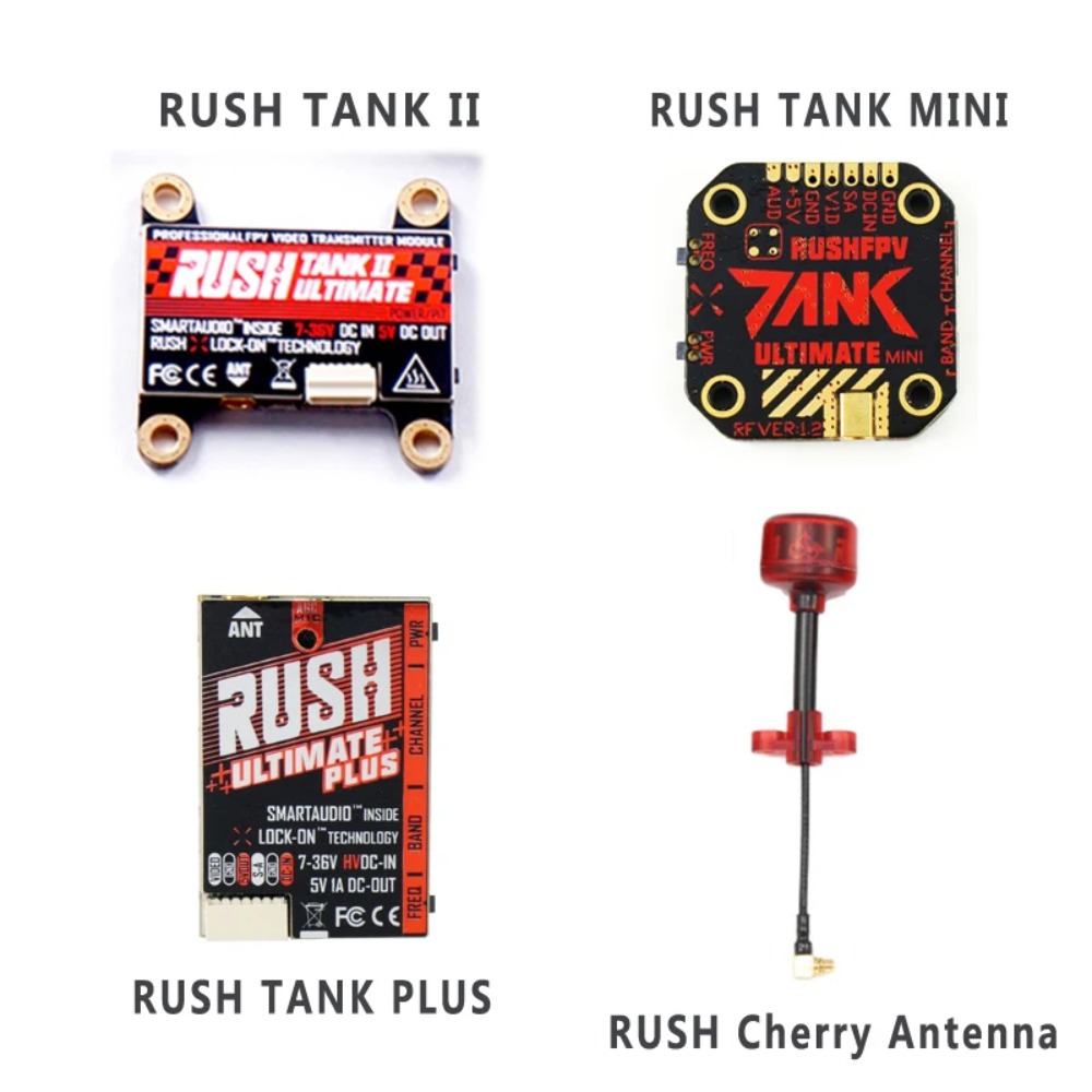 RUSH TANK Ultimate II/Mini/PLU - Drone Racing Frame incelemesi ve fiyatı